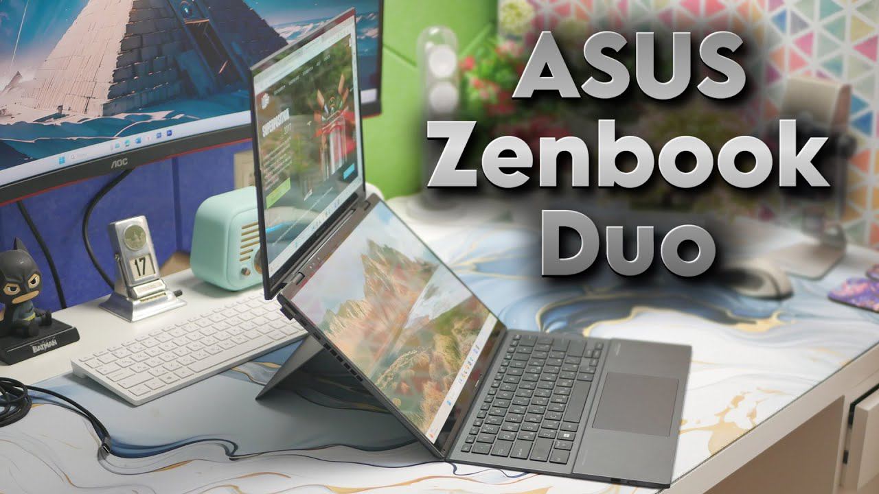 Уникальный ноутбук с двумя экранами - ASUS Zenbook Duo 2024