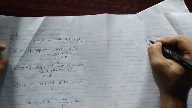 COMPOSING MEMORY - EMBEDDED SYSTEM  e.g.CONSTRUCT 2^(k+1) x n MEMORIES USING 2^k x n MEMORY MODULE.
