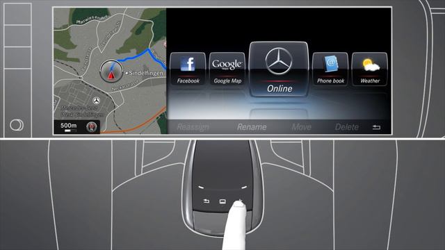 S-Class Coupé: Touchpad - Mercedes-Benz original