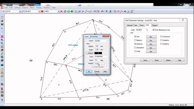 Export from LISCAD to AUTOCAD