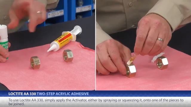Kit format din adeziv lipire structurala, acrilic LOCTITE AA 330 si activator