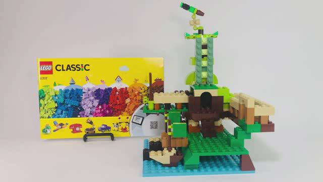 Собираем из Лего Классик 11717 Зелено-коричневый домик