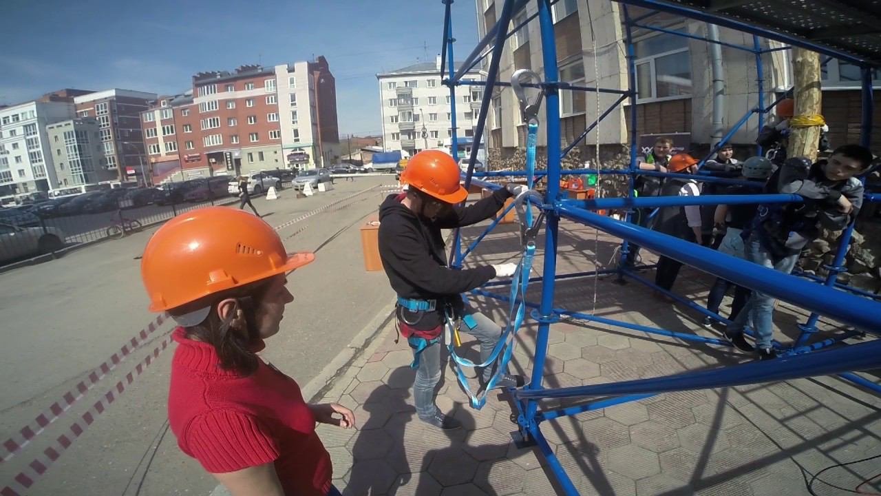 Полигон для отработки навыков при работе на высоте в Томске