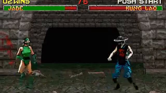 Mortal Kombat 2 Jade Gameplay MS-DOS Version