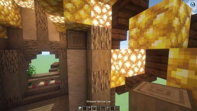 Minecraft How to Build a Fantasy Trading Hall (Tutorial)