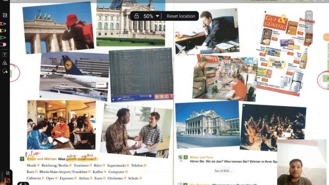 A1 Studio D Book: Page- 8,9; Start auf Deutsch |Studio d book with solution explanation
