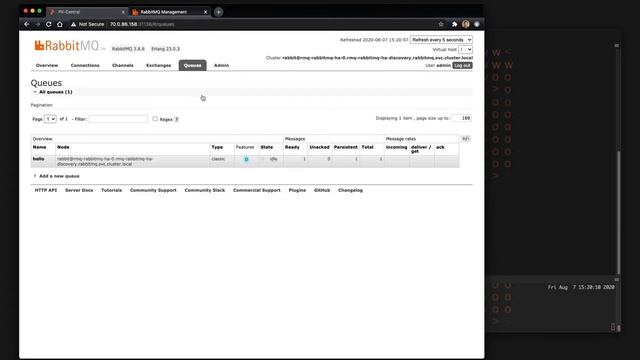 How to backup and restore RabbitMQ on Kubernetes