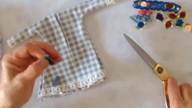 Одежда для куклы. Платье для куклы своими руками. Cómo hacer un vestido para una muñeca