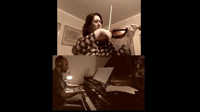 Romantische Stucke Nr 1 Dvorak Violin Vera Anastasi - Pianist Massimo Russo