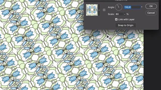 Mønster i Photoshop - Del 3: bruke mønsteret pa et nytt A3-dokument