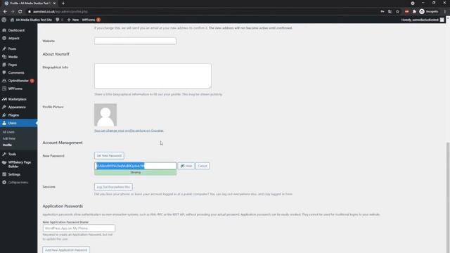How to change my WP Admin Password - Wordpress