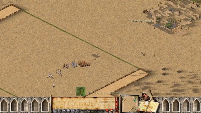 Stronghold Crusader Abbot vs Rat 1v1