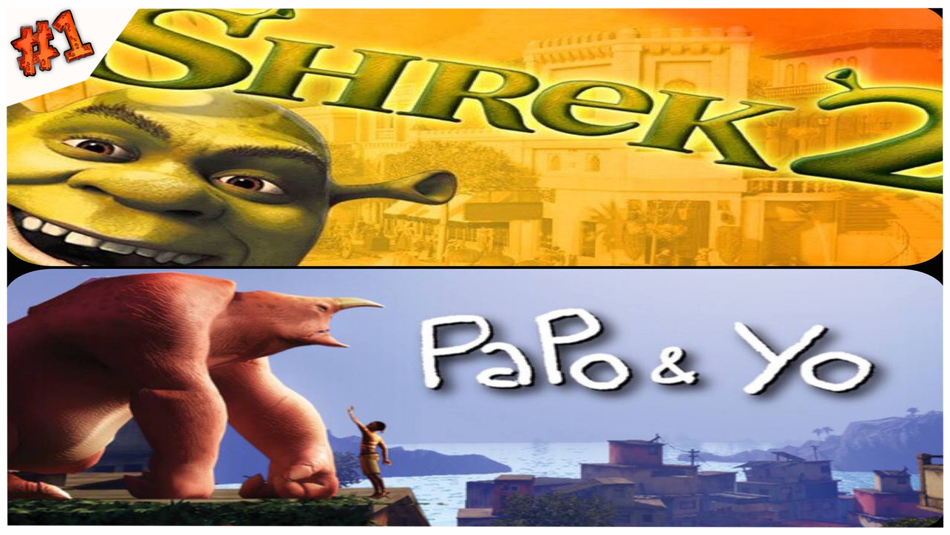 Не "детские" игры//Shrek 2: The Game//Papo &amp; Yo//#1