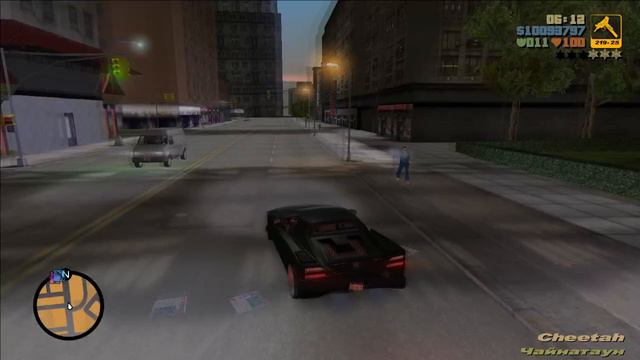 Grand Theft Auto III Погоня на машине от полиции от 1 до 4 розыска