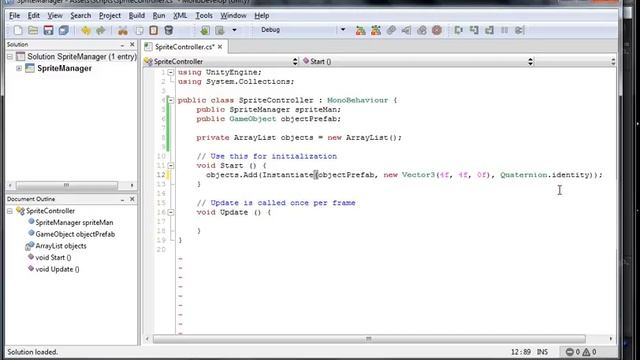 Unity3D | 2D Game Sprite Manager | Part 1