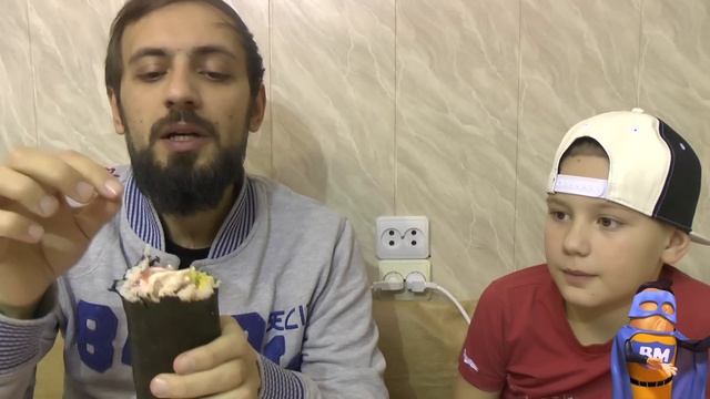 Гамбургере  ! Суши УФА Обзор БулкаМен РисБургер с говядиной + РисДог НОВИНКА