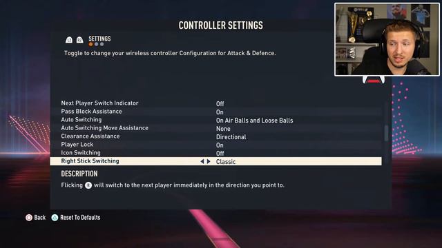Boras shows his FIFA 23 Controller Settings