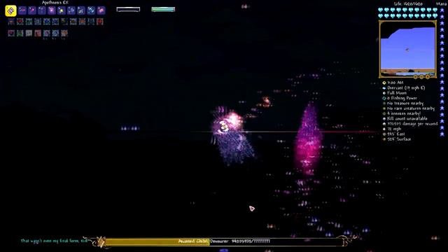 Terraria - Ascened Chibii Devourer Fight