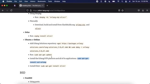 Elixir Programming Course for Beginners - Installation