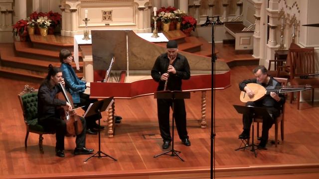 G.P. Telemann Sonata in F major, complete; Gonzalo X. Ruiz, baroque oboe with Voices of Music