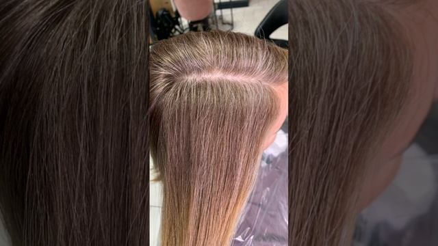 Камуфляж седины! #hair #hairdresser #стилистмосква #парикмахер #волосы #moscow #shorts #окрашивания