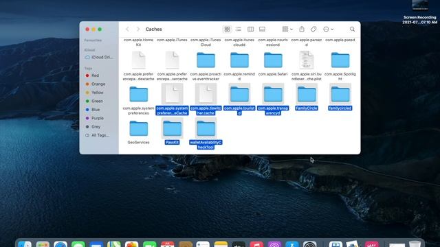 How to delete app cache in macbook M1