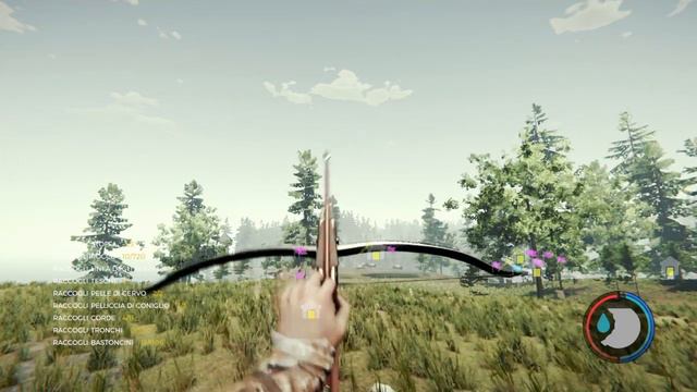 The forest Perfect distant crossbow headshot
