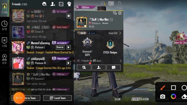 Gift or gift back BP to 10 different Friends | pubg mission