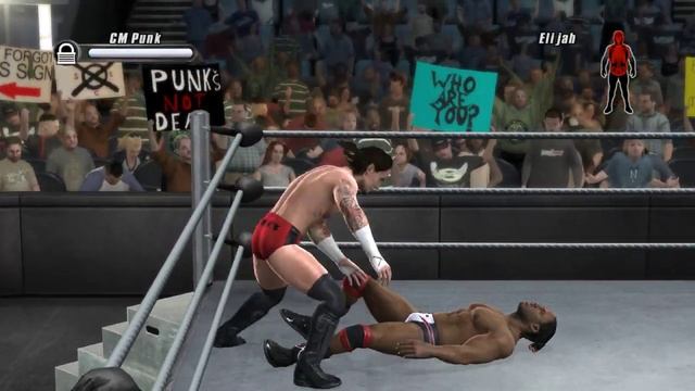 WWE Smackdown vs Raw 2008 Cm Punk vs Elija Burke.mp4