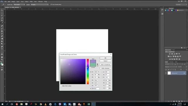 Photoshop Tutorial - Lesson 29 - Swatches Color Palletes