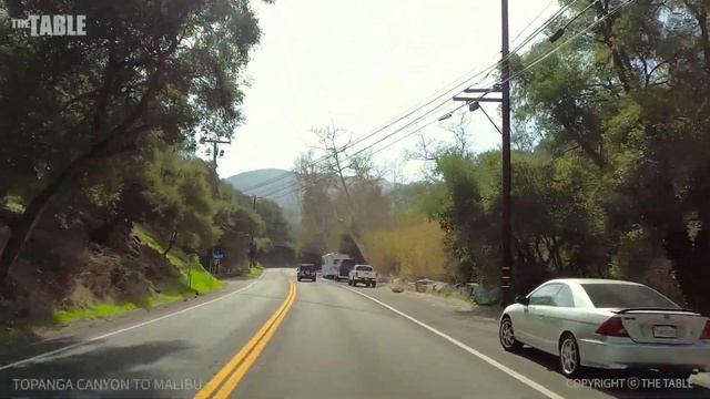 Full Version Driving Los Angeles - Ventura Blvd Topanga Canyon Malibu Santa Monica California