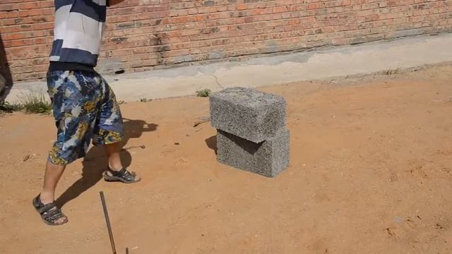 Испытания блоков из арболита  прочность