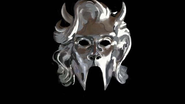 Рисуем стальную маску в Procreate