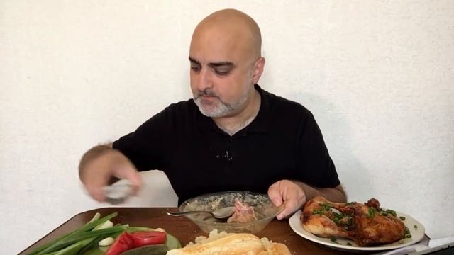 СУПЕР-ОБЖОР!!! Гороховый суп с копчёными рёбрами, окорочка. Жру.ру#159 MukBang ASMR Eating Slurp