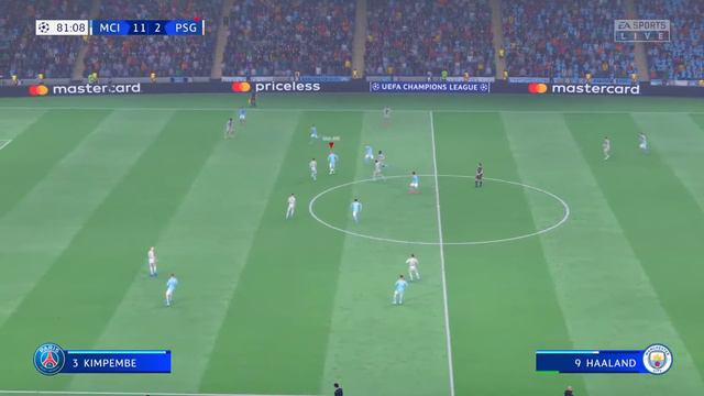 🔴 Manchester City Vs PSG | UEFA Champions League | Live FIFA 22 | Haaland Ft, Vitinha | Live FIFA 2