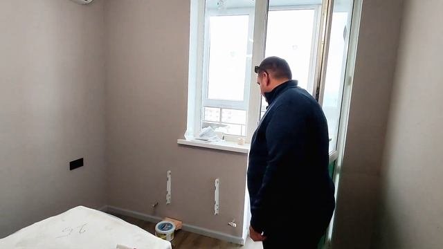ЖК "Арена" финальный этап работ в однокомнатной квартире