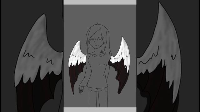 My third OC--Daughter of the Day and Night | Speedpaint