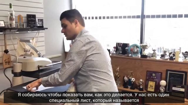 Как работать с термотрансферной бумагой T.One для светлых футболок