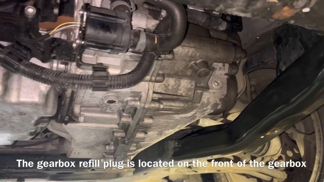 VW Transporter T6 Diesel 2016 Gearbox Oil Fill Plug Location