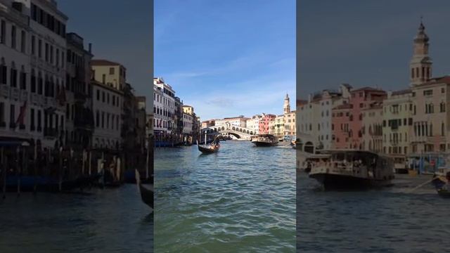 Гранд-канал, мост Риальто , Венеция, Италия