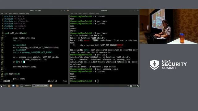 Tutorial: The Why and How of libseccomp - Tom Hromatka, Oracle & Paul Moore, Cisco