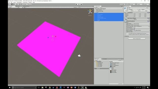Unity How To - 01 - Importing from Minecraft! (2017.1, Tutorial)