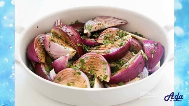 Глазированный красный лук Рецепт, пошаговый, как приготовить, видеорецепт