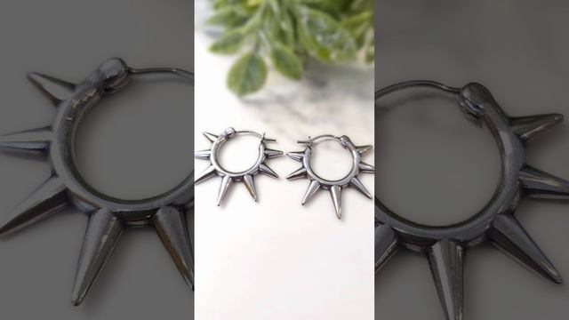 Серьги-булавки -Панки Хой" от StarfallShop Jewelry