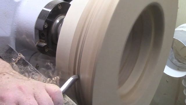 Segment Vase aus Birne drechseln