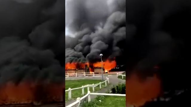 Пожар во Франции