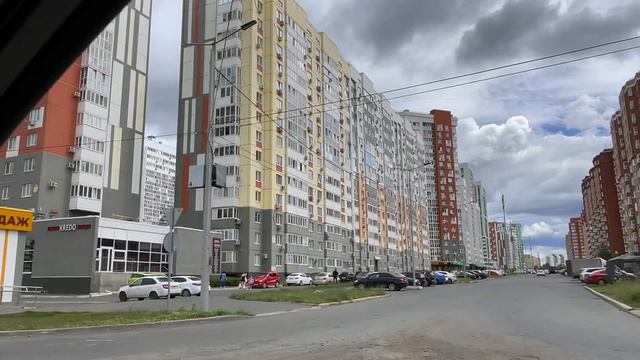 Оренбург, авто поездка по городу, лето 2024