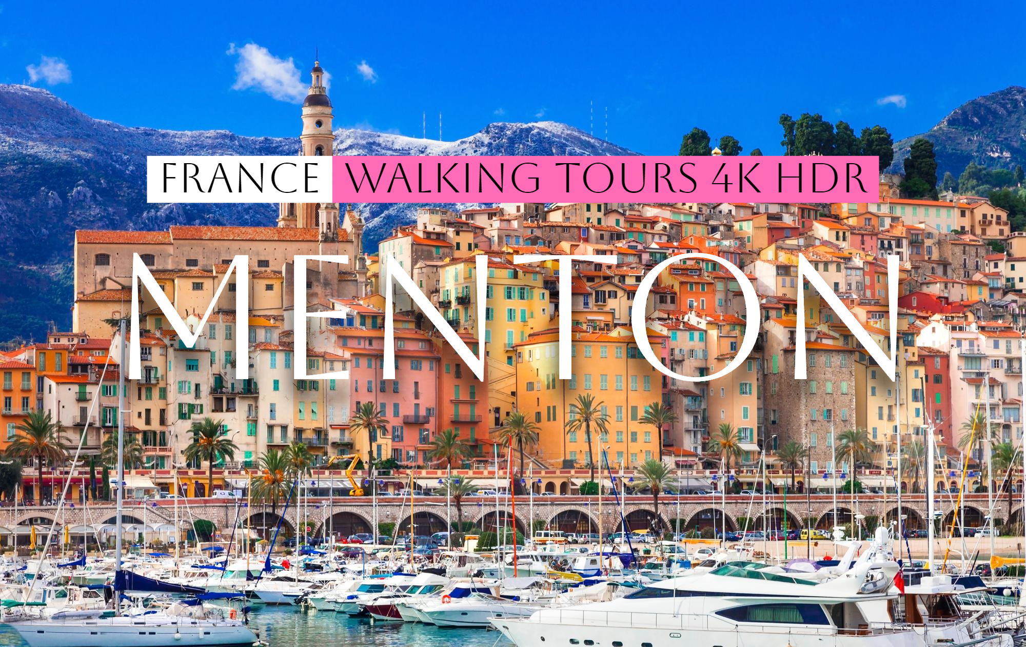 Ментона на Французской Ривьере - French Riviera, Menton, France Walking tour - Отдых во Франции