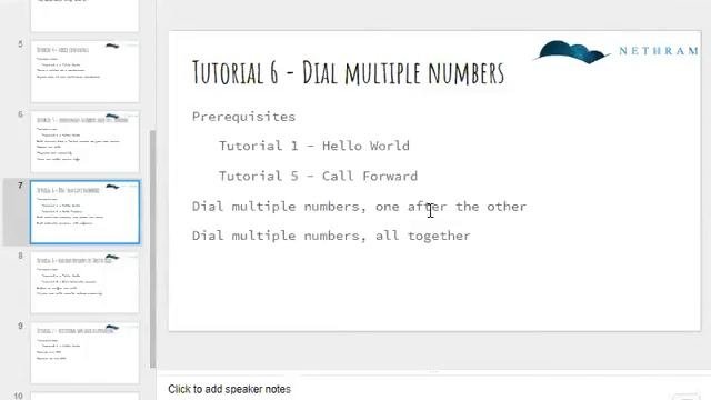 Tutorial 6:  Twilio call forward. Dial multiple numbers