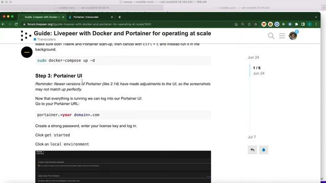 Running Livepeer with Docker and Portainer | Complete Walkthrough